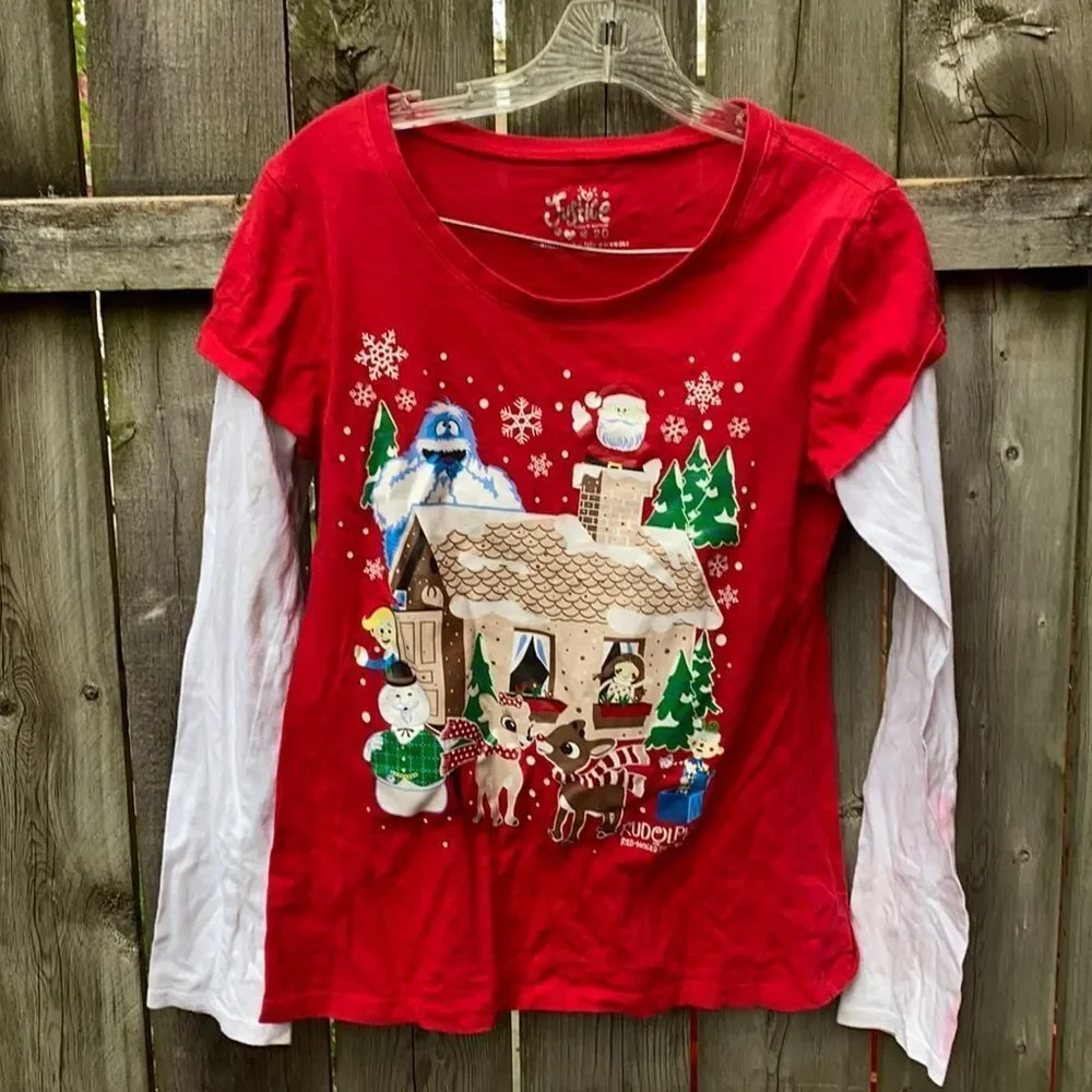 Justice holiday top sz. 20